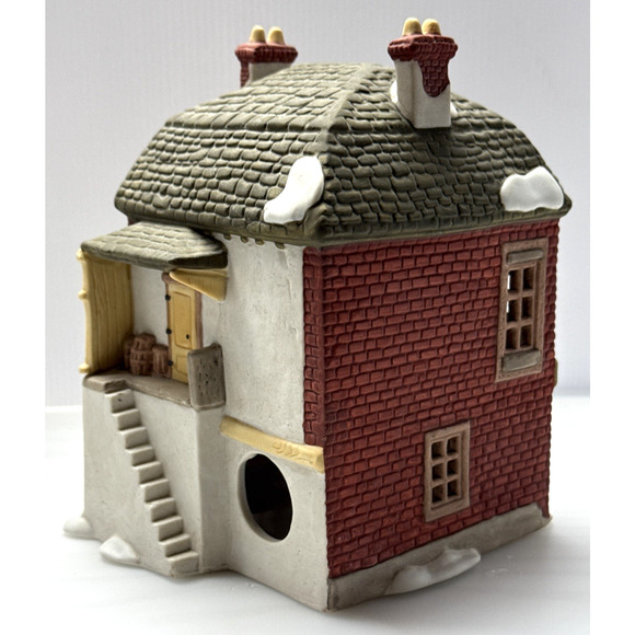 Vintage Dept 56 Dickens Village Series A Christmas Carol Fezziwig Warehouse Read - Picture 5 of 12